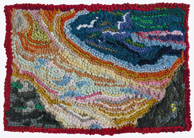 Gulls over Deep Blue Sea